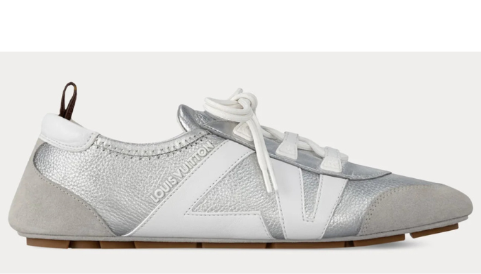 Louis Vuitton - LV Sneakerina Silver Low Top Sneakers