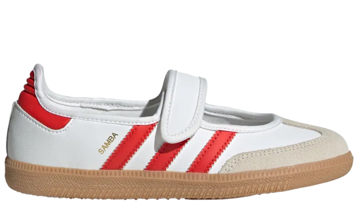 adidas Samba Jane J 'White Red Gum'