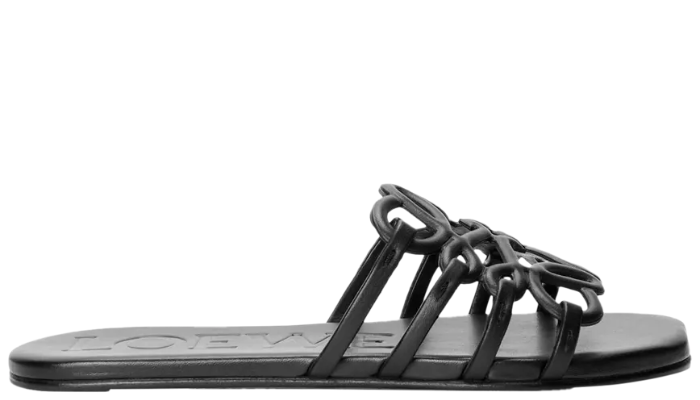 Loewe Wmns Petal Anagram Slide 'Black'