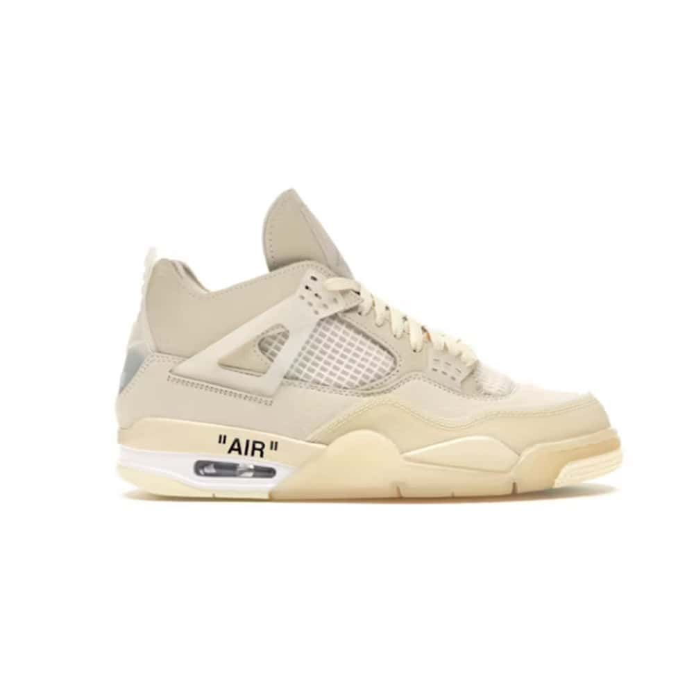 Nike Air Jordan 4 Retro x Off-White 'Sail' (Unisex)