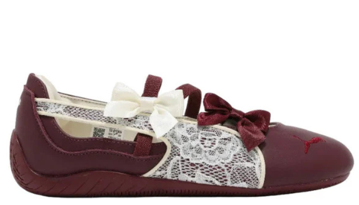 Puma Speedcat Ballet Lace Ribbon Maroon