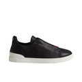 Zegna Triple Stitch Second Skin Black sneakers
