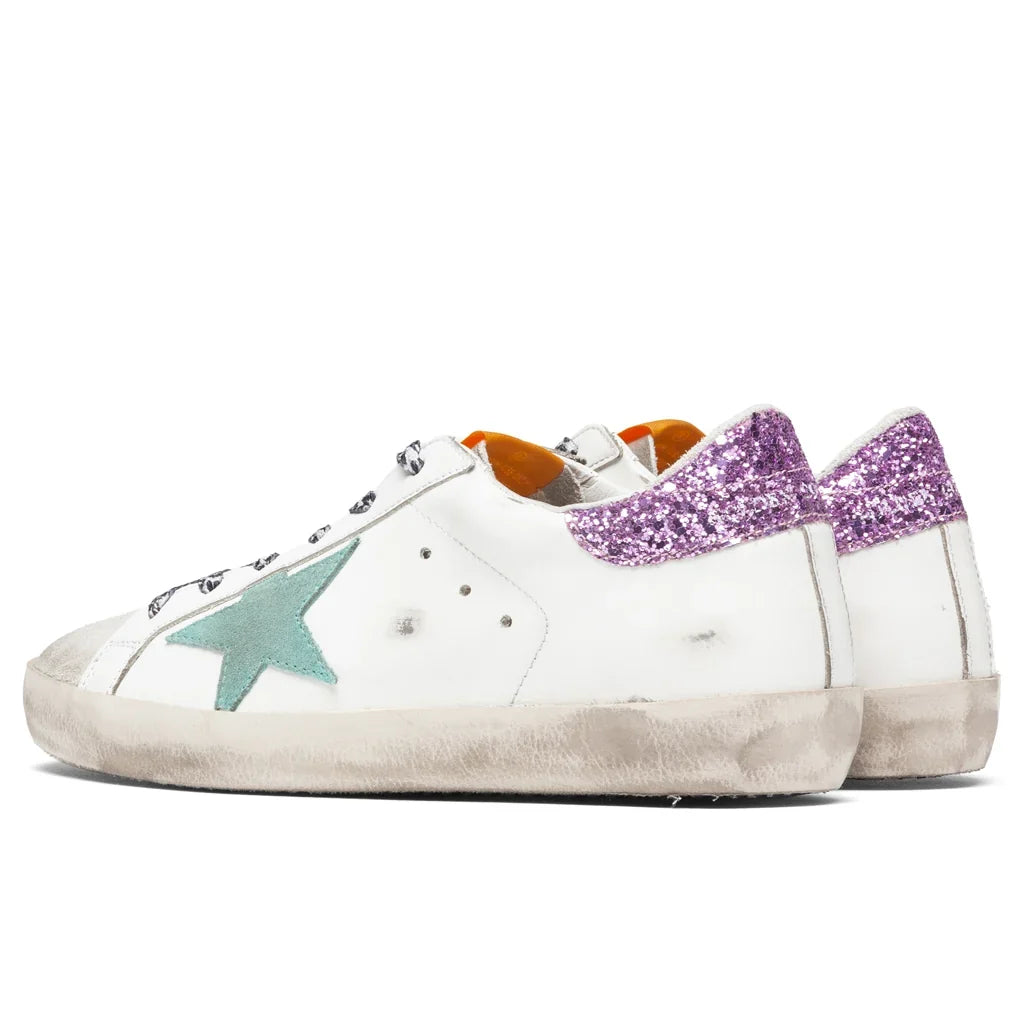 Golden Goose Women's Super-Star Sneakers - Ice/White/Aquamarine/Pink