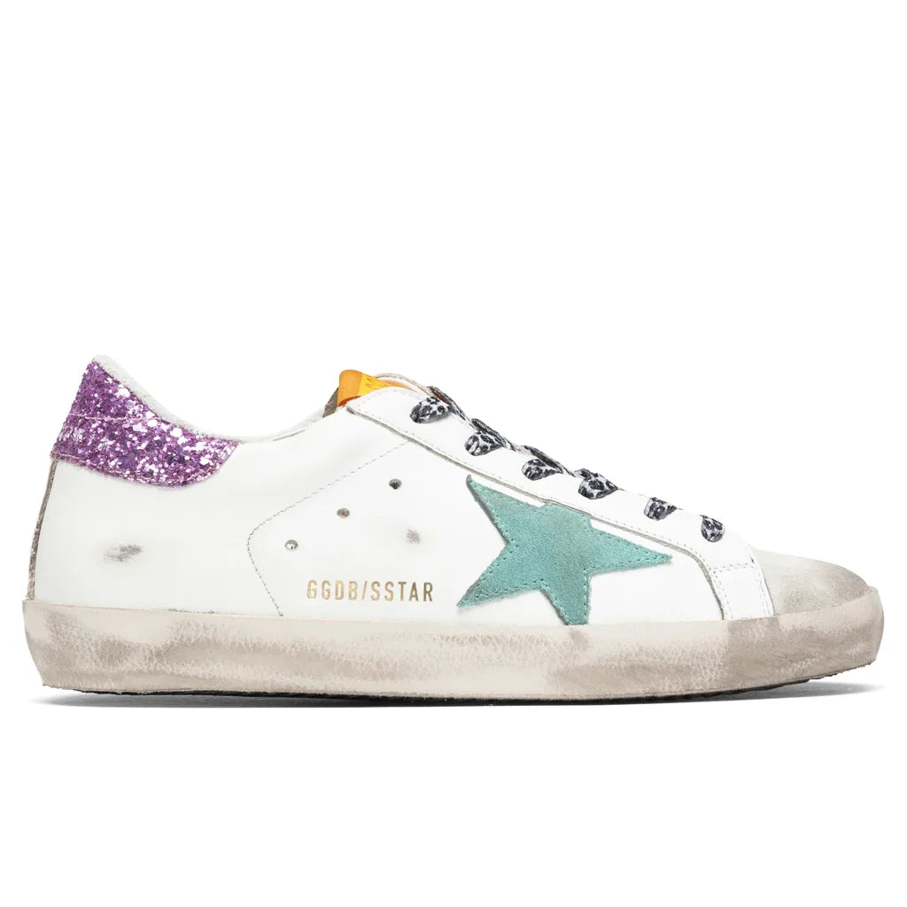 Golden Goose Women's Super-Star Sneakers - Ice/White/Aquamarine/Pink