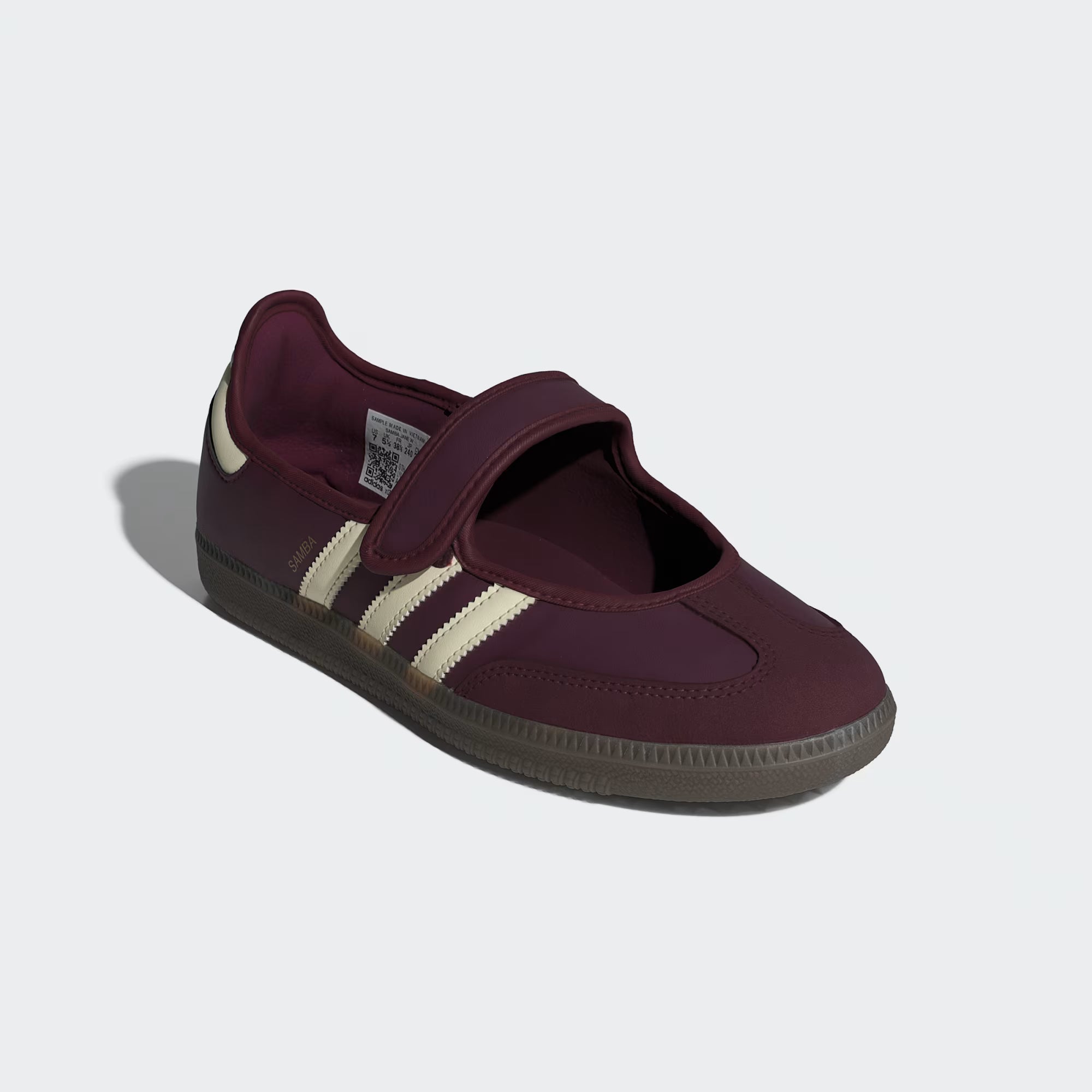 adidas Wmns Samba Mary Jane 'Maroon Cream White Gold Metallic'