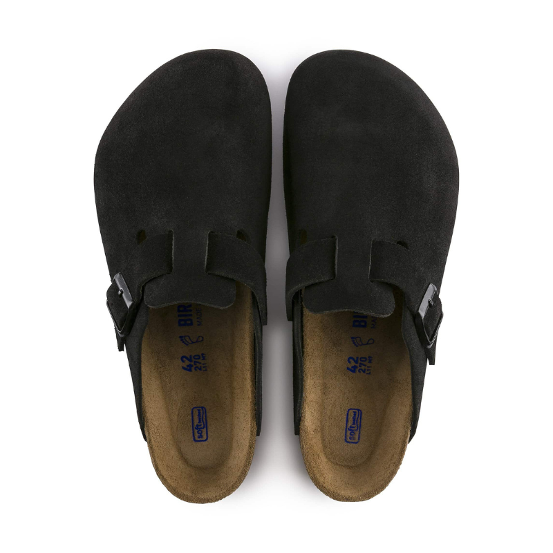 Birkenstock Boston Soft Footbed 'Black' (Unisex)