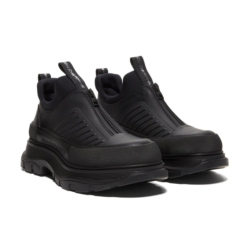 Alexander McQueen Tread Slick Zip Up – Black