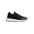 Brunello Cucinelli Techno Cotton Knit Runners With Heat-Bonded Details Navy