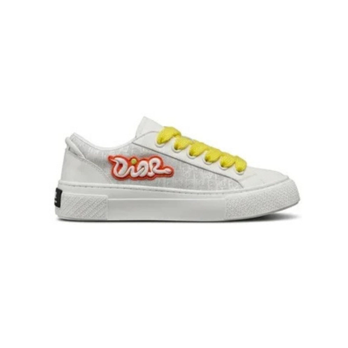 Dior B33 Low Sneaker 'White Suede Yellow Laces' (Men)