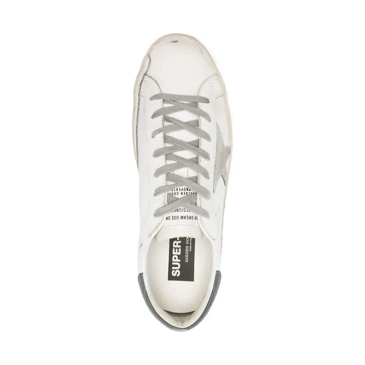 Golden Goose Super-Star Distressed 'White' (Men)