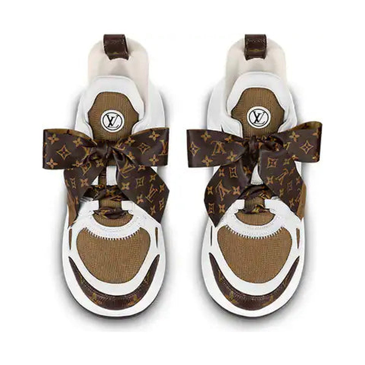 Louis Vuitton Archlight 1.0 Sneaker 'White Brown Ribbon' (Women)