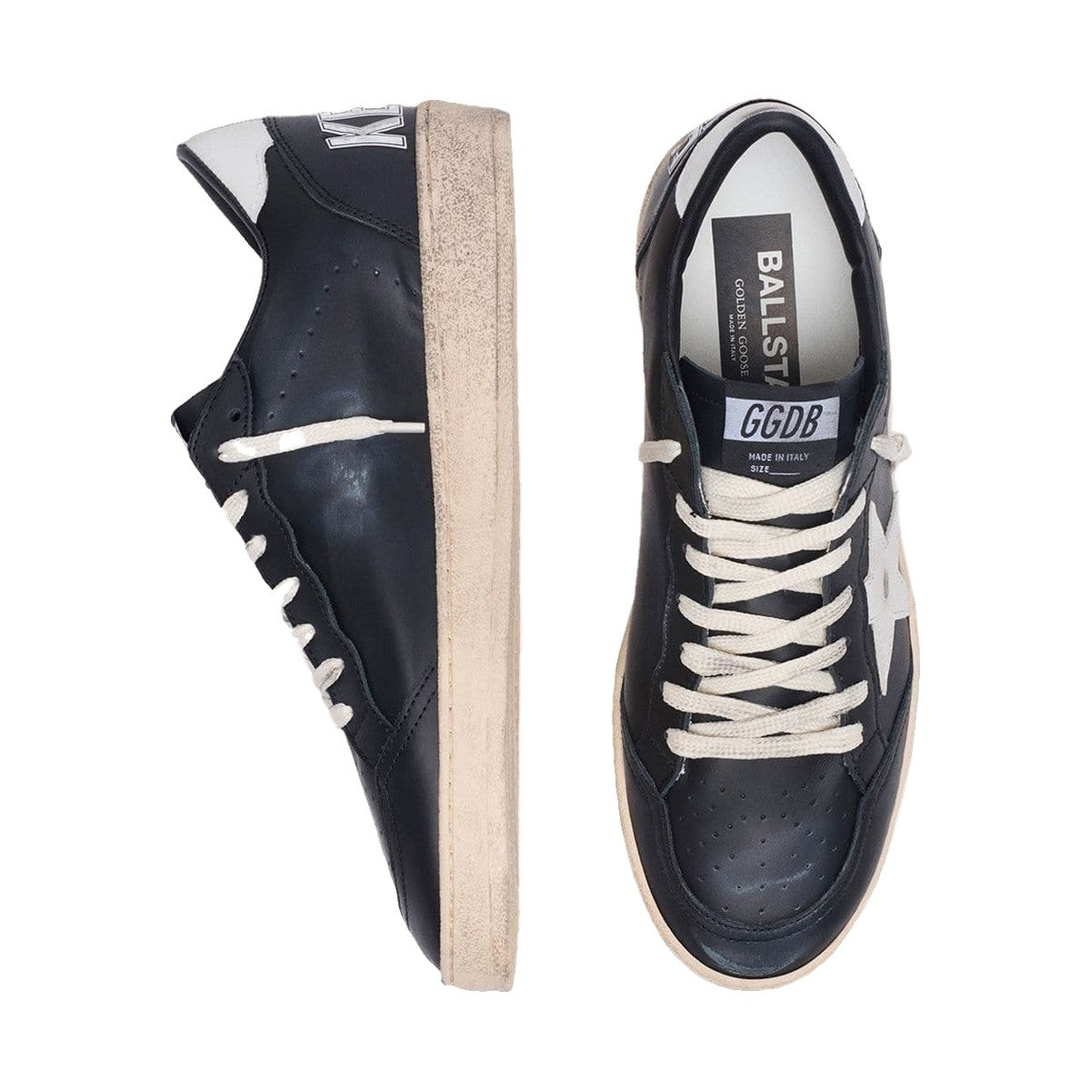Golden Goose Ball-Star 'Black Nappa White Star' (Men)