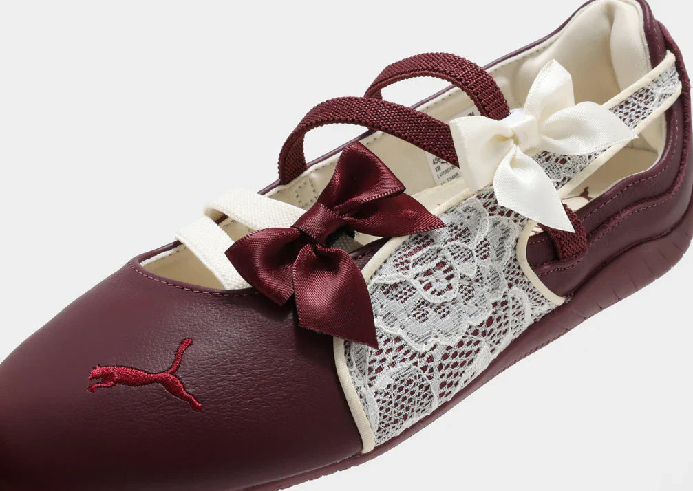 Puma Speedcat Ballet Lace Ribbon Maroon