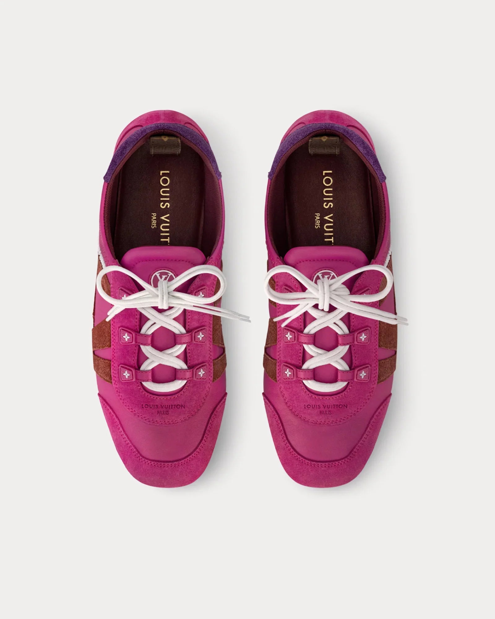 Louis Vuitton - LV Sneakerina Fuchsia Low Top Sneakers