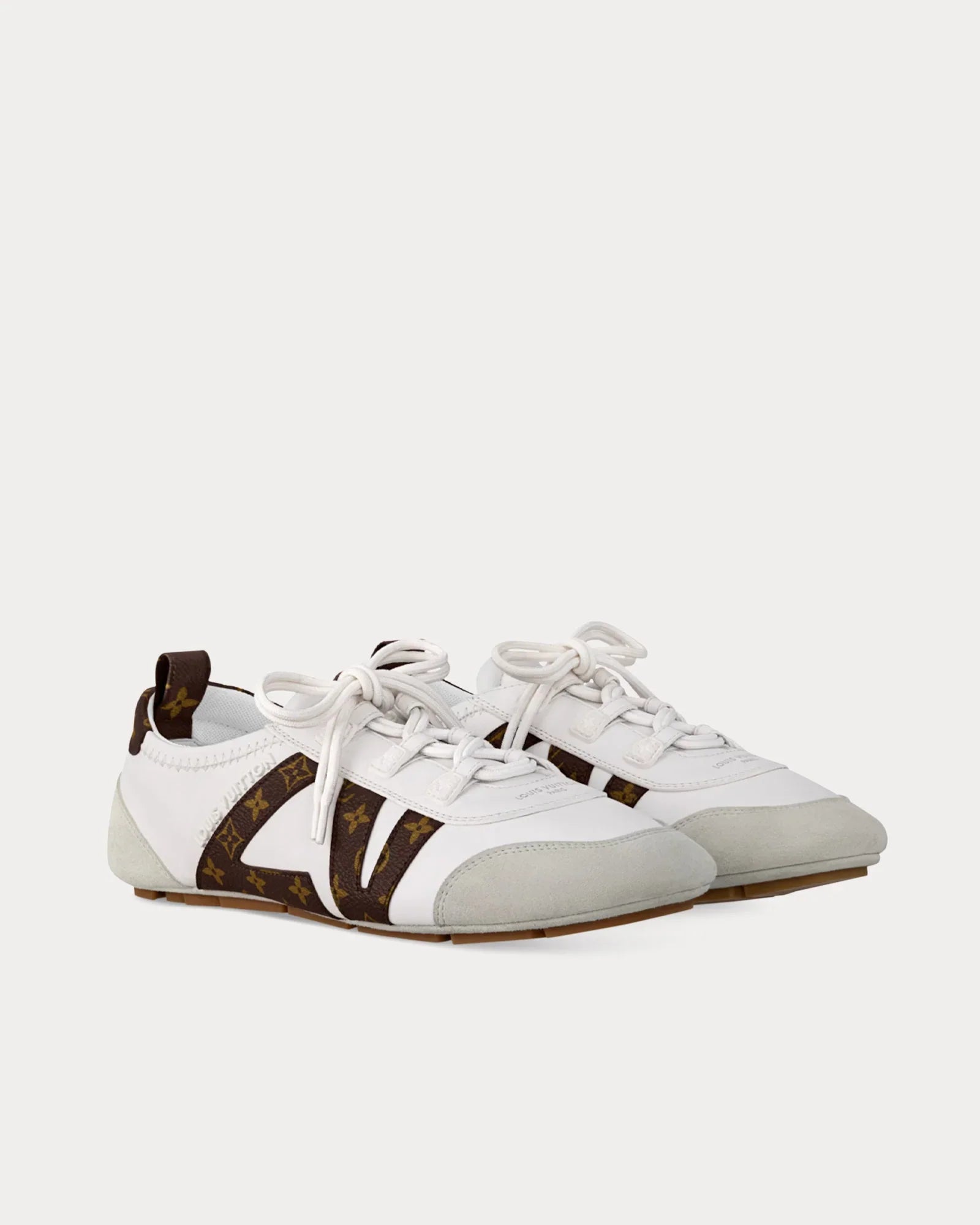 Louis Vuitton - LV Sneakerina White Low Top Sneakers