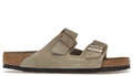 Birkenstock Arizona Soft Footbed Suede Taupe (Unisex)