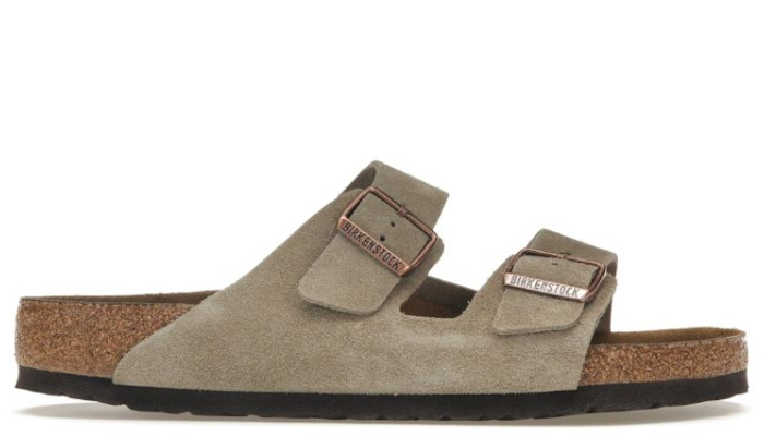 Birkenstock Arizona Soft Footbed Suede Taupe (Unisex)