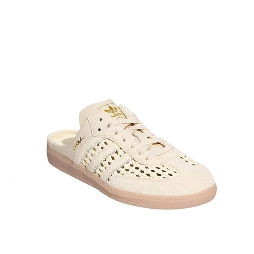 adidas Samba Mule Woven Basketweave Cream White