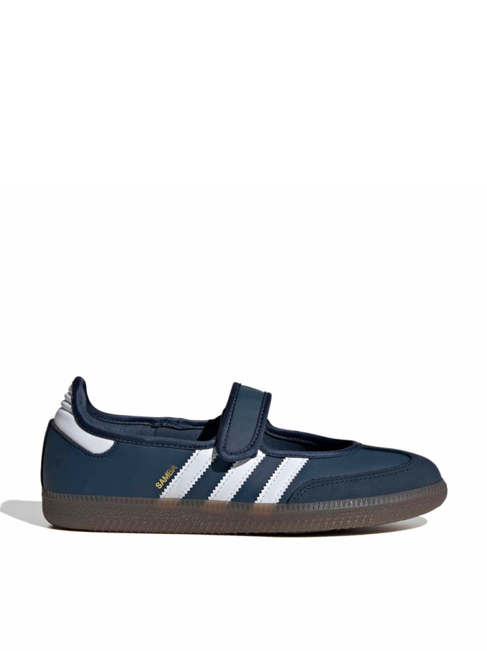 Adidas Samba Jane Shoes Crew Navy / Cloud White / Gold Metallic