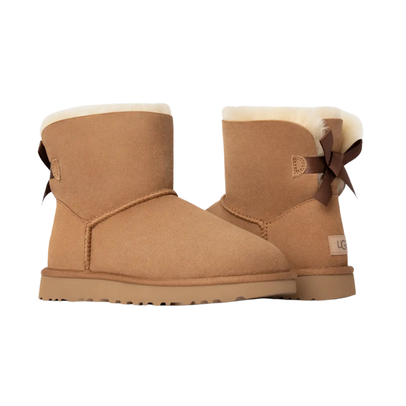 UGG Mini Bailey Bow II 'Chestnut' (Women)