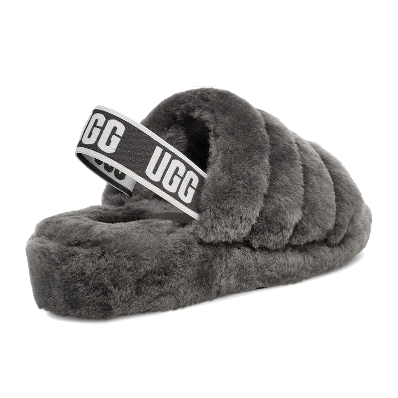 UGG Fluff Yeah Slide 'Charcoal' (Women)