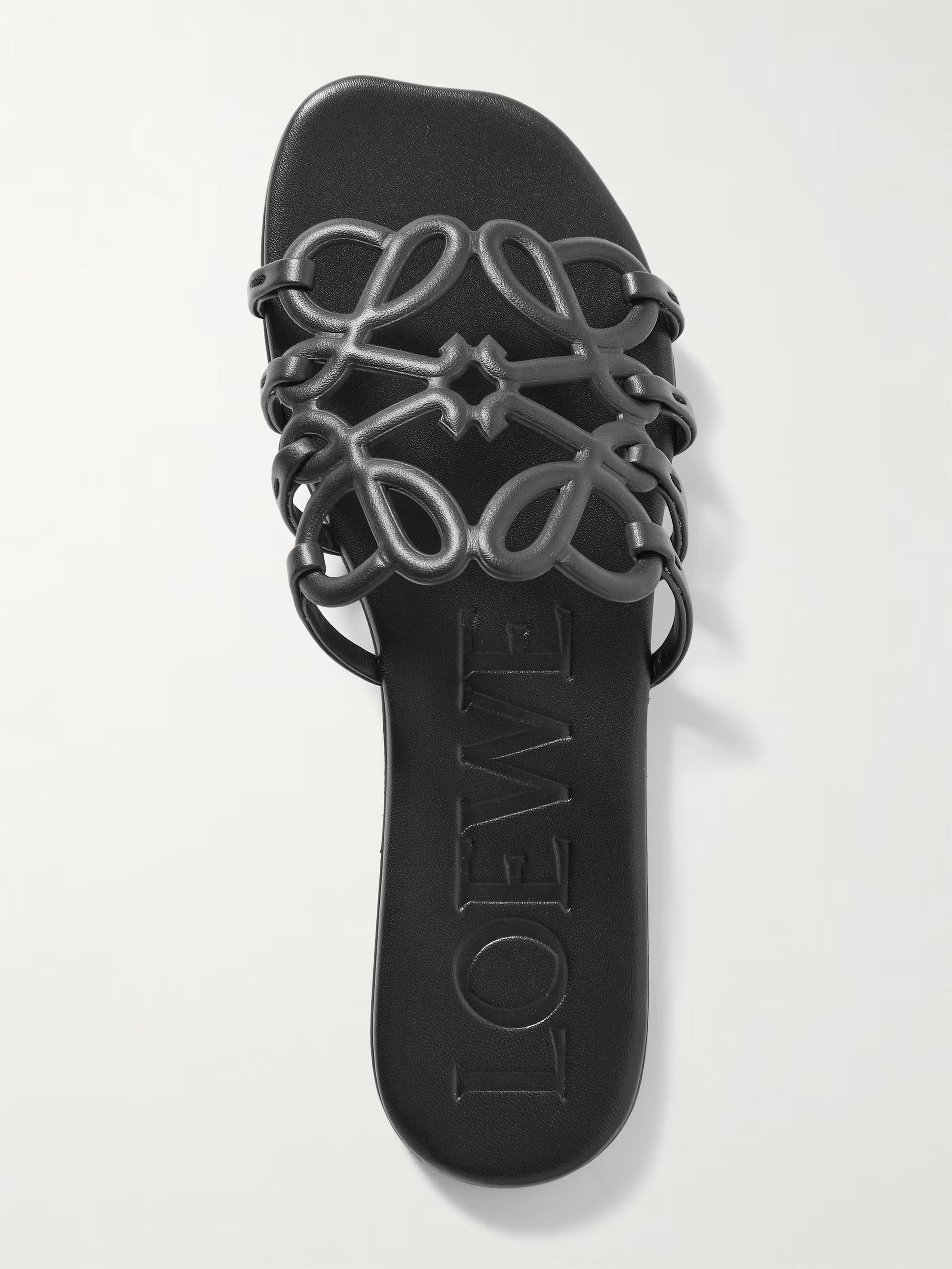 Loewe Wmns Petal Anagram Slide 'Black'