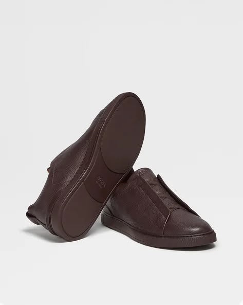Zegna Triple Stitch™ Sneaker 'Dark Brown Deerskin' (Men)