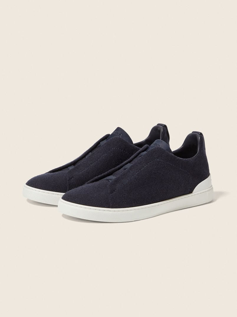 Zegna Triple Stitch™ Sneaker 'Navy Blue Wool' (Men)